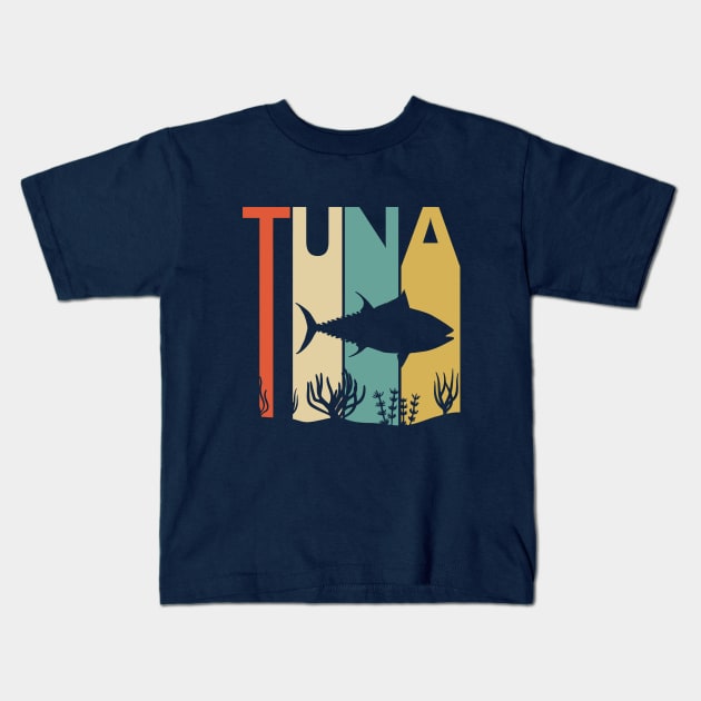 Vintage Tuna Fish Gift Kids T-Shirt by GWENT